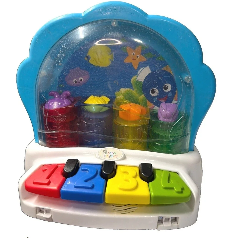 Baby Einstein Pop & Glow Piano 2 Modes Lights Music Popping Fun Tested